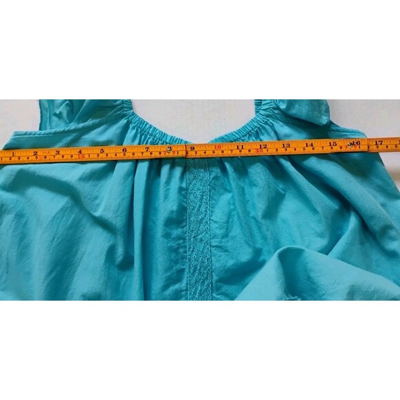 Simply Southern Collections Women's Blue Ruffled‎ Blue Maxi Dress, Size L - Picture 6 of 6